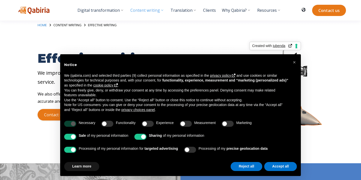 Effective writing | Digital transformation. Made simple.