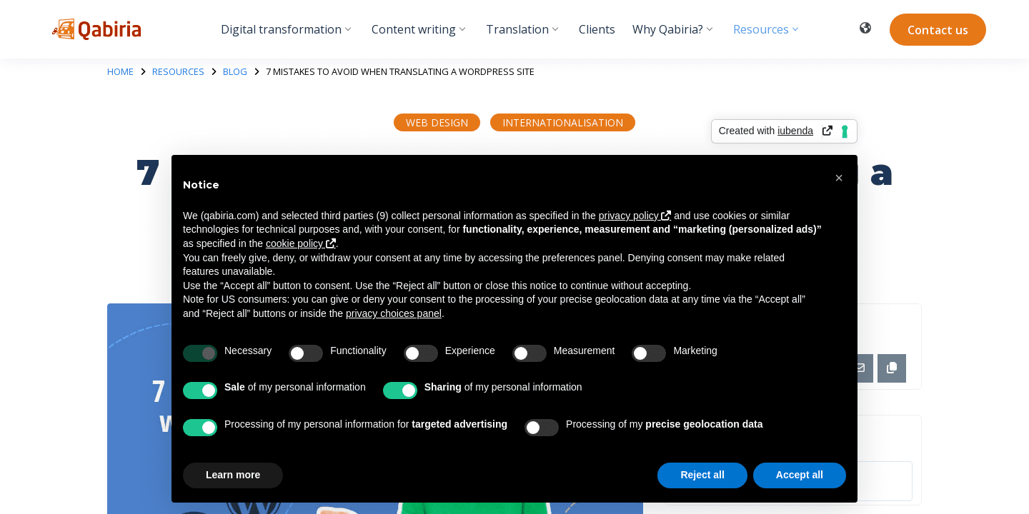 7 mistakes to avoid when translating a WordPress site | Digital ...