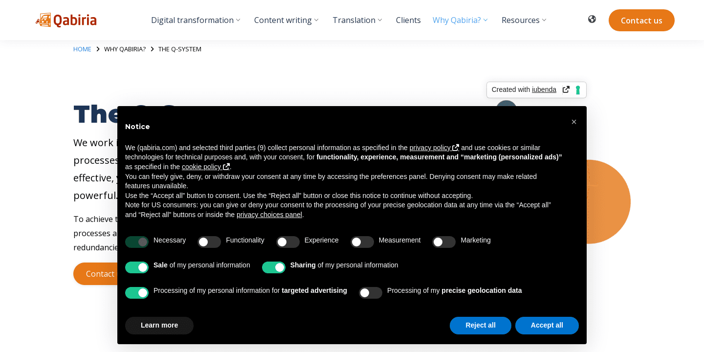 Q System Icon The Q-System | Digital transformation. Made simple.