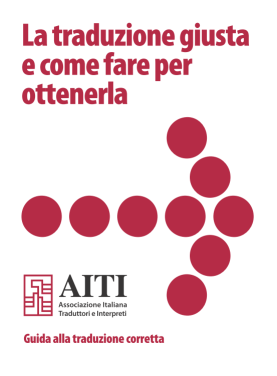 Copertina de La traduzione giusta