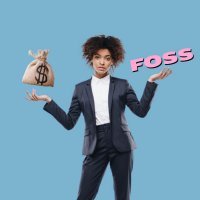 woman balancing options