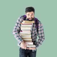 studente con libri