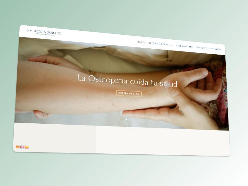 Home page di Mercedes Sanchez – Osteopatía Biodinámica
