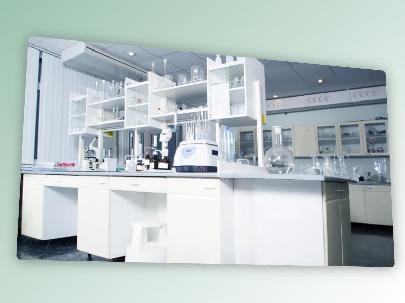 Laboratorio farmacéutico.