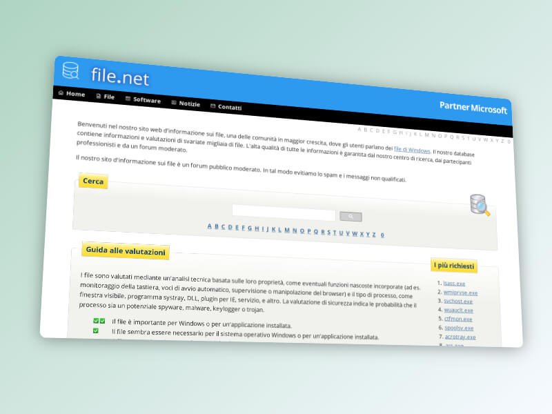 Página de inicio de File.net