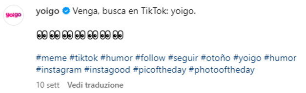 Pantalla social Yoigo