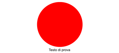 Sample image, red circle with text